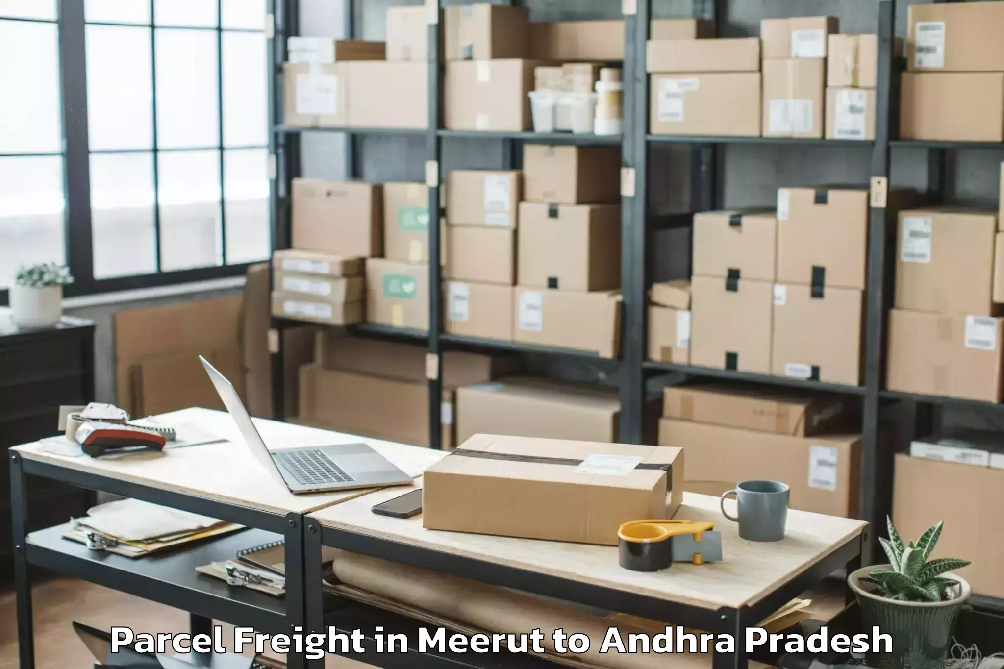 Efficient Meerut to Chagalamarri Parcel Freight